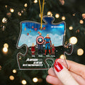Personalized Family Puzzle Ornament Custom Name Gift