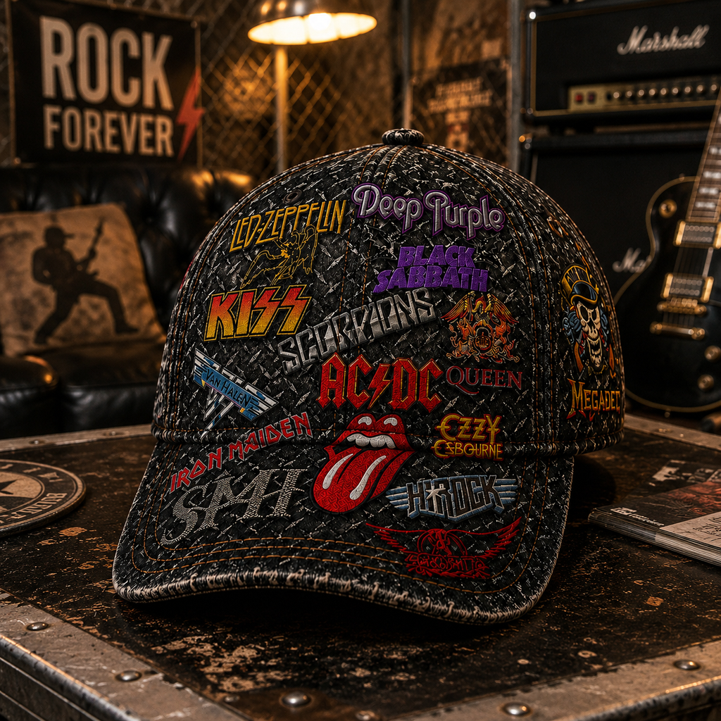 Personalized Classic Rock Cap Custom Name Snapback Gift GradoCreations