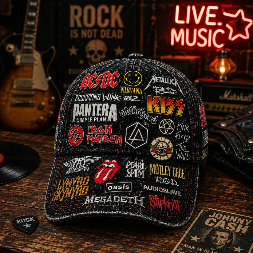 Legends Edition Classic Cap for Rock Music Fans | Customizable Classic Cap GradoCreations