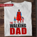 Personalized Super Hero T-Shirt for Dad with Custom Names Cotton Apparel GradoCreations