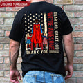 Personalized Superhero Dad T-Shirt Custom Name Gift for Father's Day Cotton Apparel GradoCreations