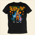 Personalized Super Dad T-Shirt Gift for Father's Day | Custom Family Names Cotton Apparel GradoCreations