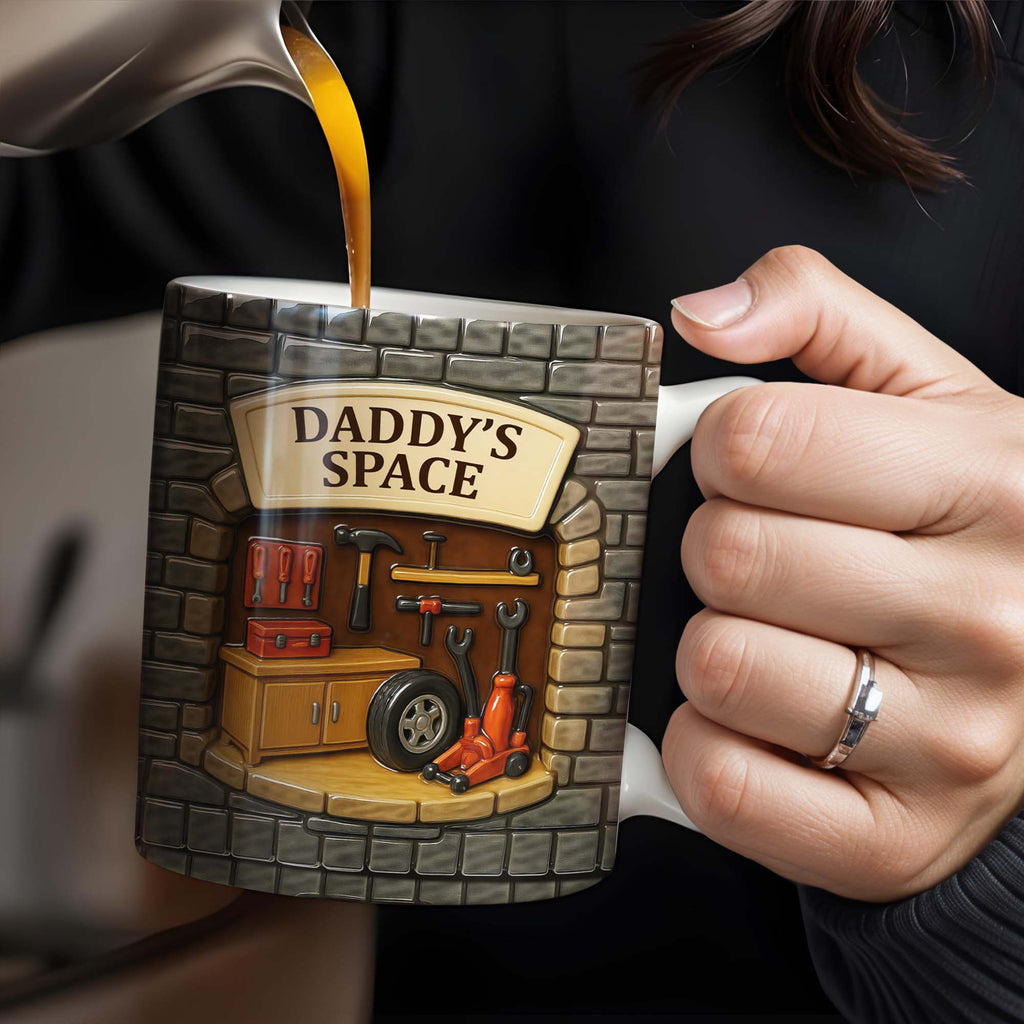 Personalized Garage Workshop Mug Custom Name Gift for Dad GradoCreations