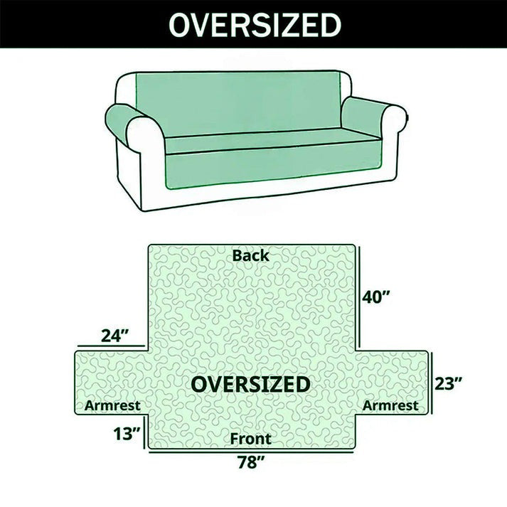 Personalized Quilted Sofa Cover with Family Design for Home Decor Quited Sofa Cover GradoCreations