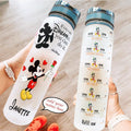 Personalized Mickey Mouse Water Tracker Bottle with Custom Name Gift for Kids Water Tracker Bottle GradoCreations