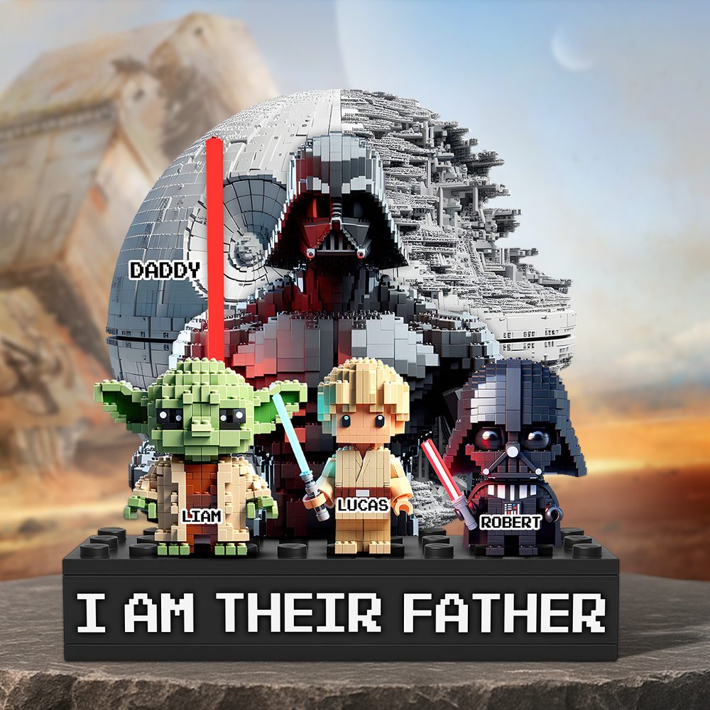 Personalized Acrylic Plaque I Am Their Father Gift for Dad Acrylic Plaque GradoCreations