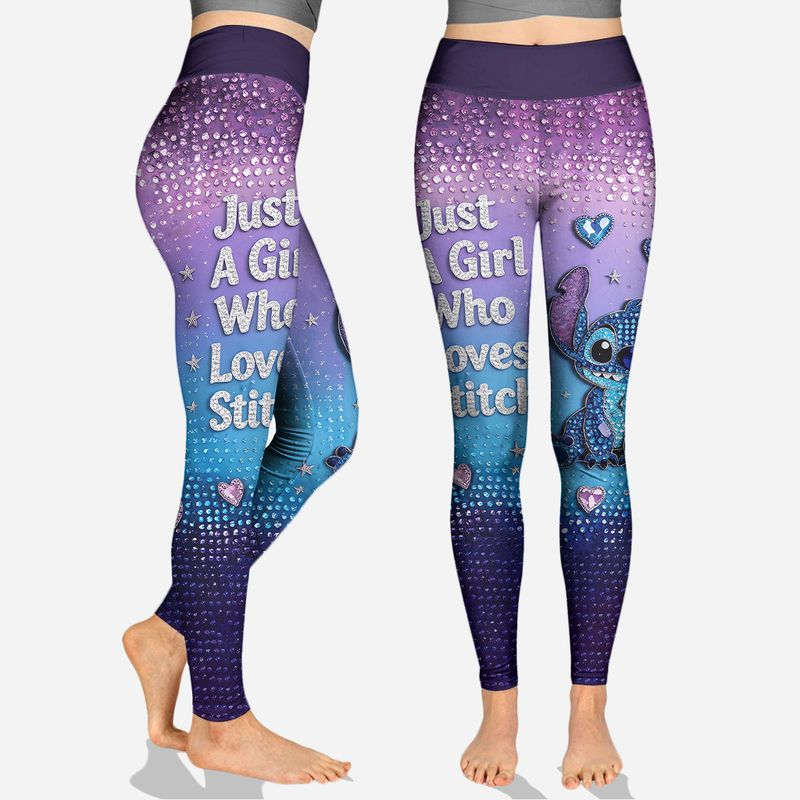 Personalized Hoodie and Leggings Set for Stitch Lovers Gift for Her