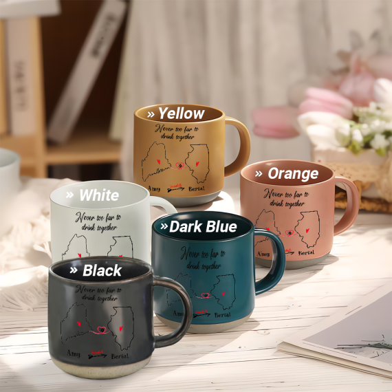 Personalized Black Halloween Mug with Spooky Artwork for Family Mug GradoCreations