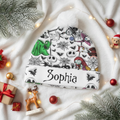 Personalized Nightmare Beanie Hat for Kids & Adults – Custom Name Gift for Christmas Beanie Hat GradoCreations