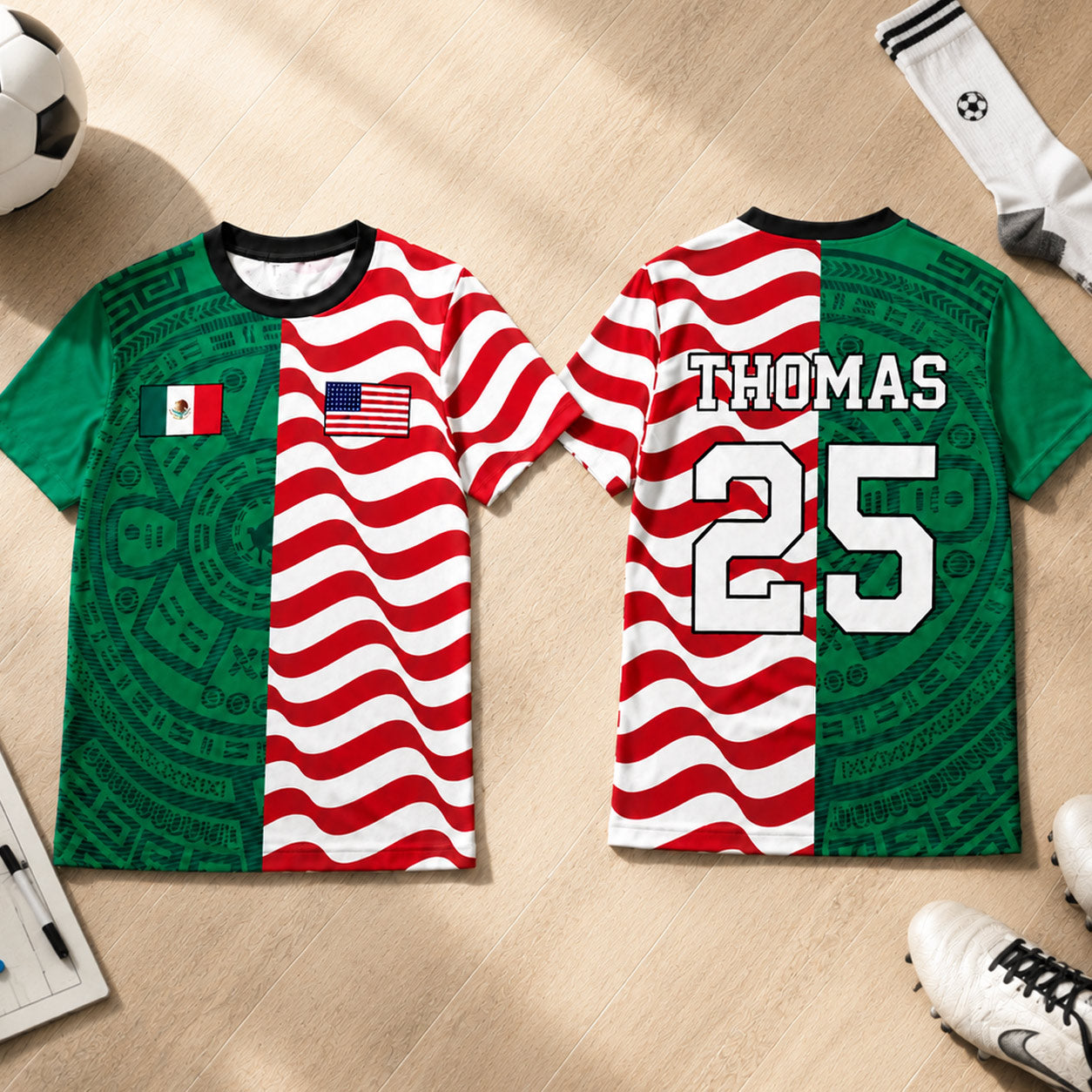 Personalized Soccer Jersey Custom Name Number for Sports Fans
