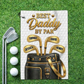 Personalized Golf Towel Best Daddy By Par Gift for Dad