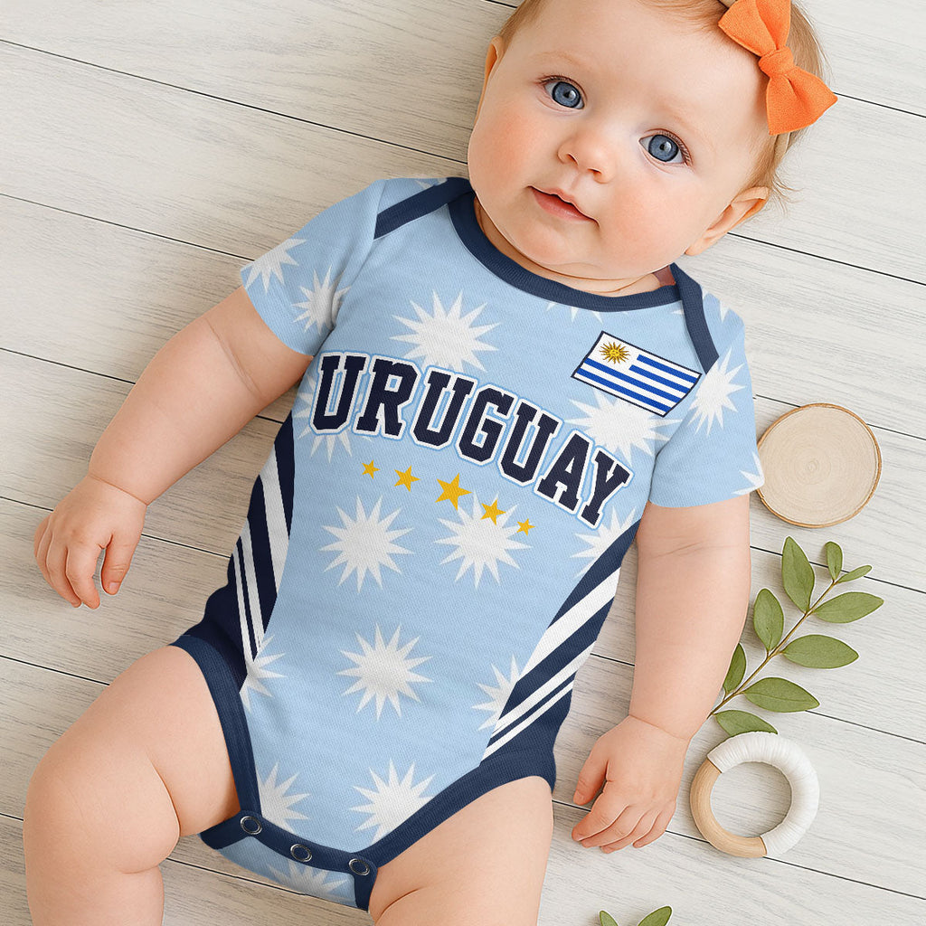 Personalized USA Flag Baby Bodysuit Custom Name Number Gift