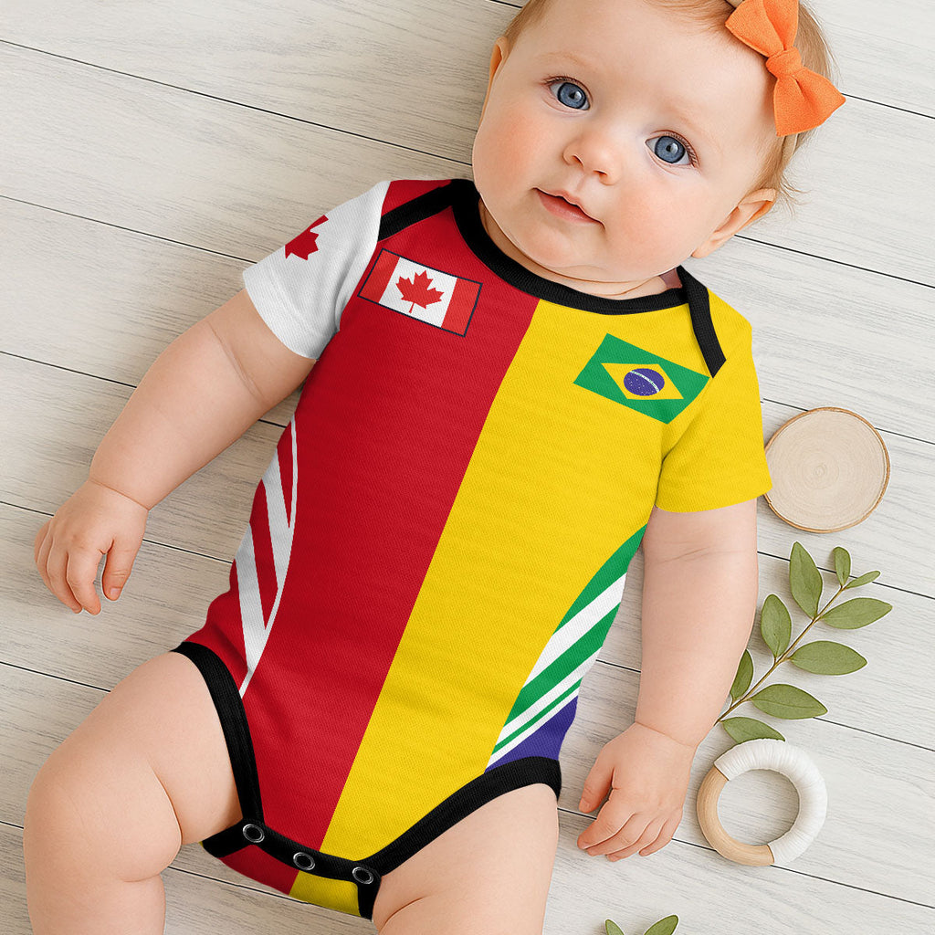 Personalized Baby Jersey Bodysuit Custom National Team Gift for New Parents