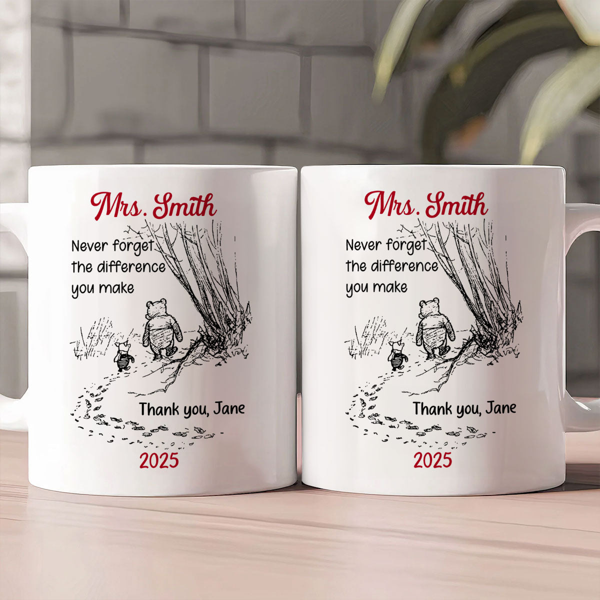 Personalized Teacher Mug with Inspiring Quote Gift for Educators