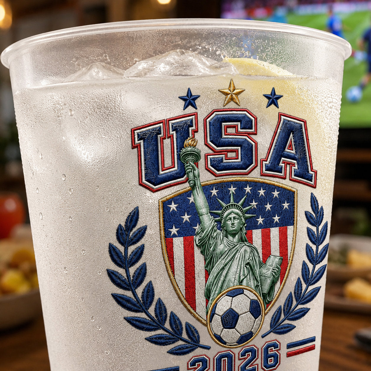 Personalized Frosted Cups for Sports Fans - Custom Game Day Drinkware