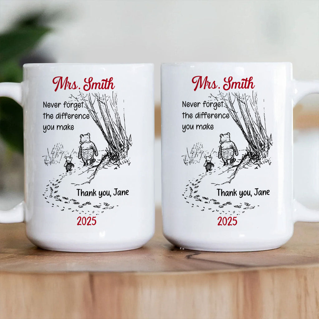 Personalized Teacher Mug with Inspiring Quote Gift for Educators
