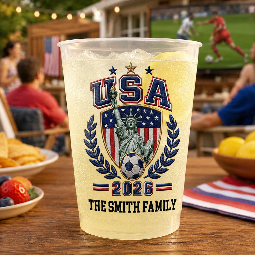 Personalized Frosted Cups for Sports Fans - Custom Game Day Drinkware