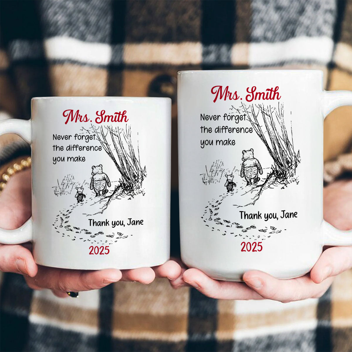 Personalized Teacher Mug with Inspiring Quote Gift for Educators