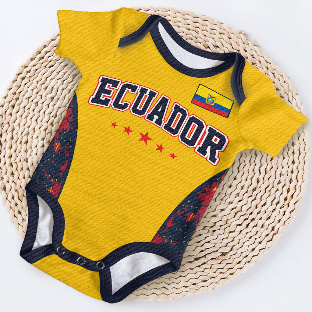 Personalized USA Flag Baby Bodysuit Custom Name Number Gift
