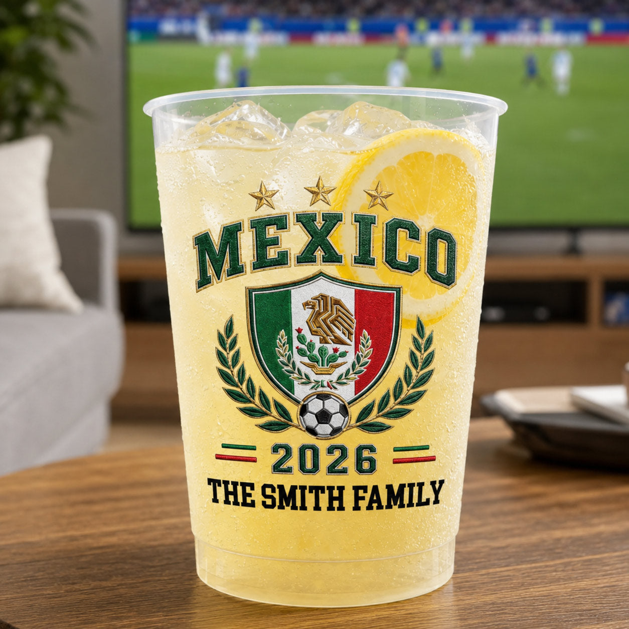 Personalized Frosted Cups for Sports Fans - Custom Game Day Drinkware
