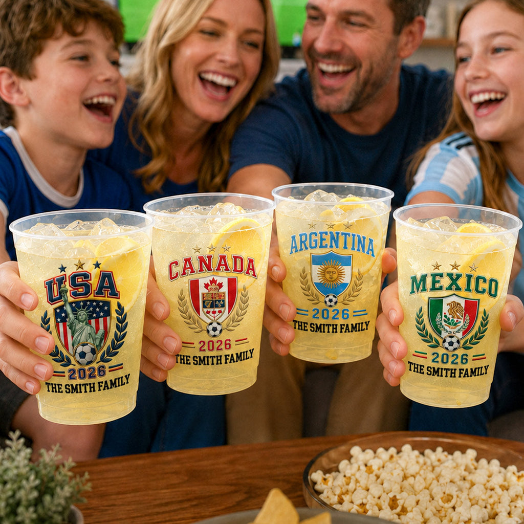 Personalized Frosted Cups for Sports Fans - Custom Game Day Drinkware